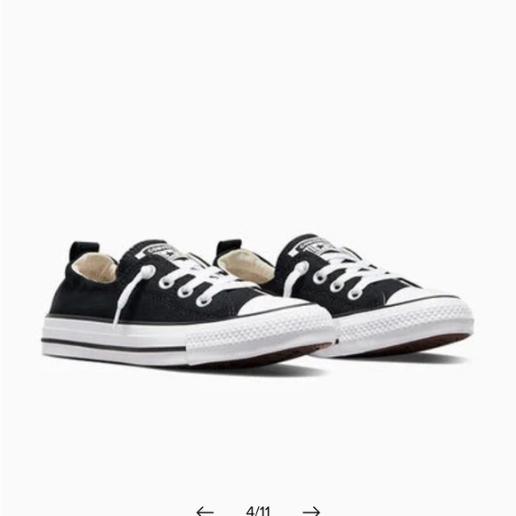 Converse Black and White Sneakers - Picture 11 of 13